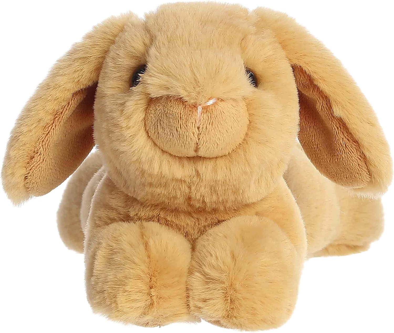 Aurora Adorable Mini Flopsie Biscuit Lop Bunny Tan Stuffed Animal - Mini Companions Ready for Playful Adventures - For Kids All Ages, Toddlers, Adults, and Families - 8.5 Inches