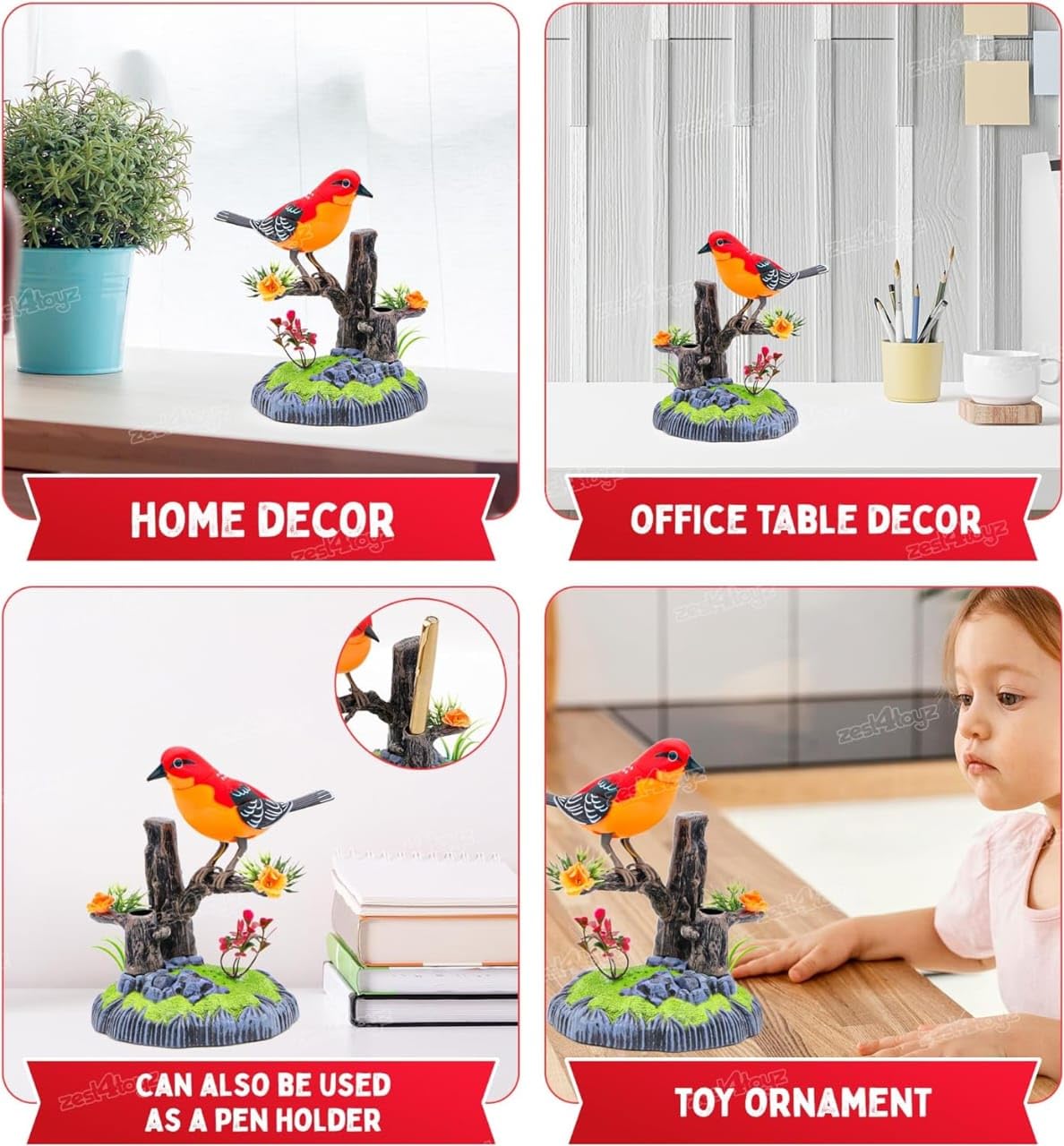 Figura De Pájaro Con Simulación Navideña, Decoración De Pája | Cuotas Figura De Pájaro Con Simulación Navideña, Decoración De Pája | Cuotas