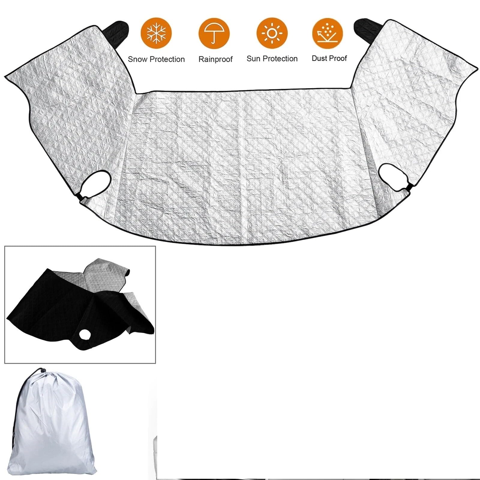 para VW Transporter T5 Cubierta De Parabrisas Coche Protección UV Nieve para Toldo Parasol Parabrisas para Coche