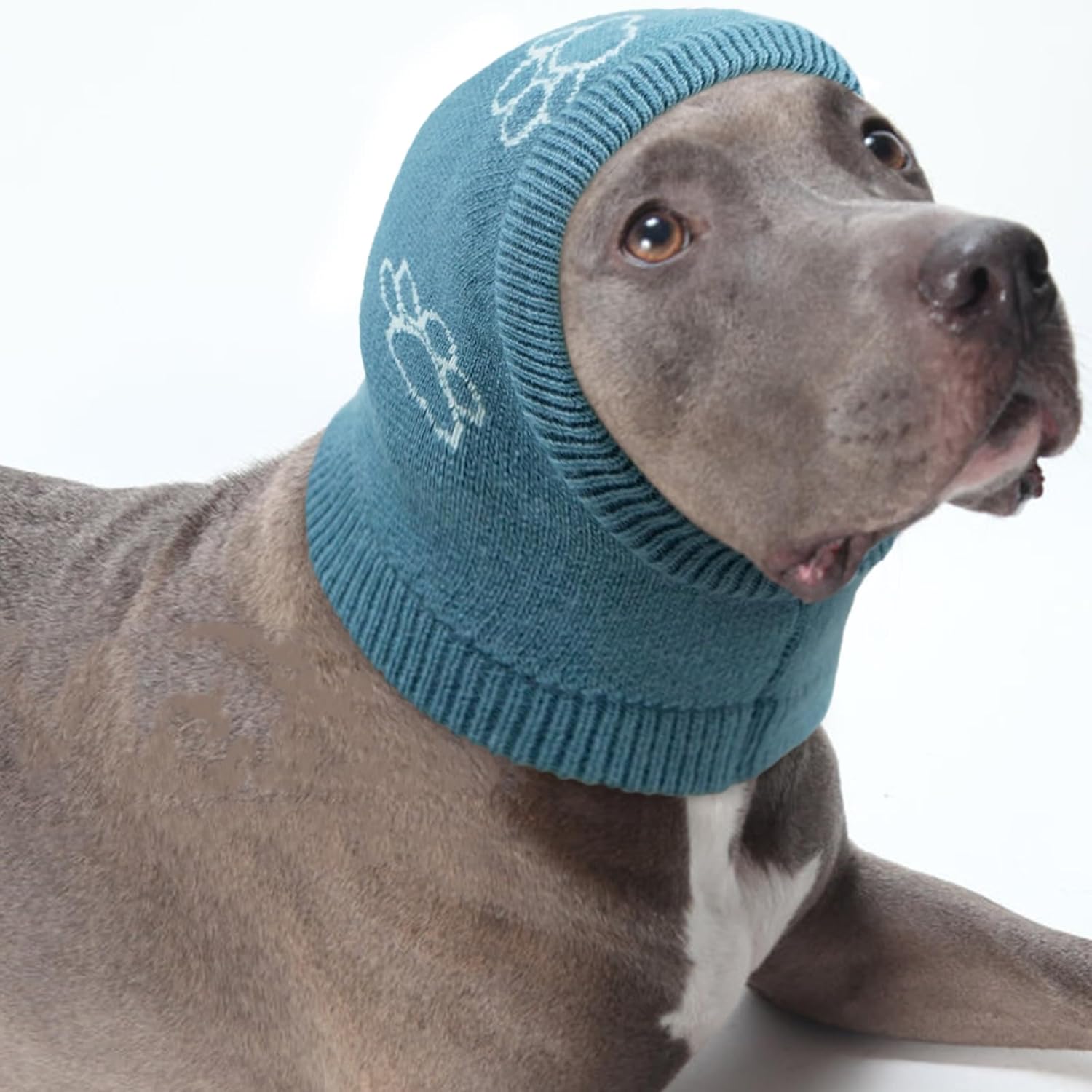 Nanaki Dog Hats Dog Calming Hoodie Dog Ear Covers Dog Head Cover Dog Ear Protector Hematomas Ear Wraps for Dogs No Shake Ear Wrap Dog Dog Ear Muffs Noise Protection, Fireworks, Grooming, Thunderstorm