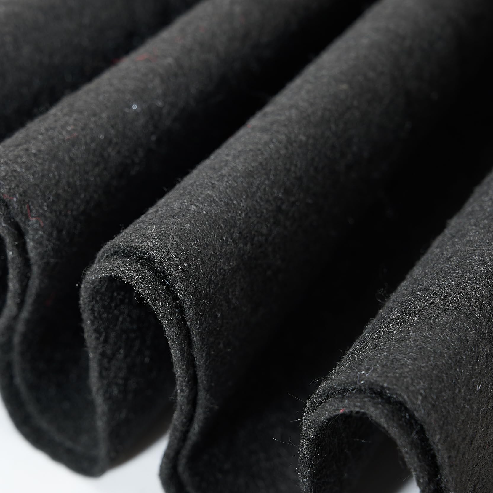 Soft Black Felt Fabric 18"X 72"/ 1.6mm Thick Sewing Patwork Material Large Craft Felt Roll Fabric by The Yard