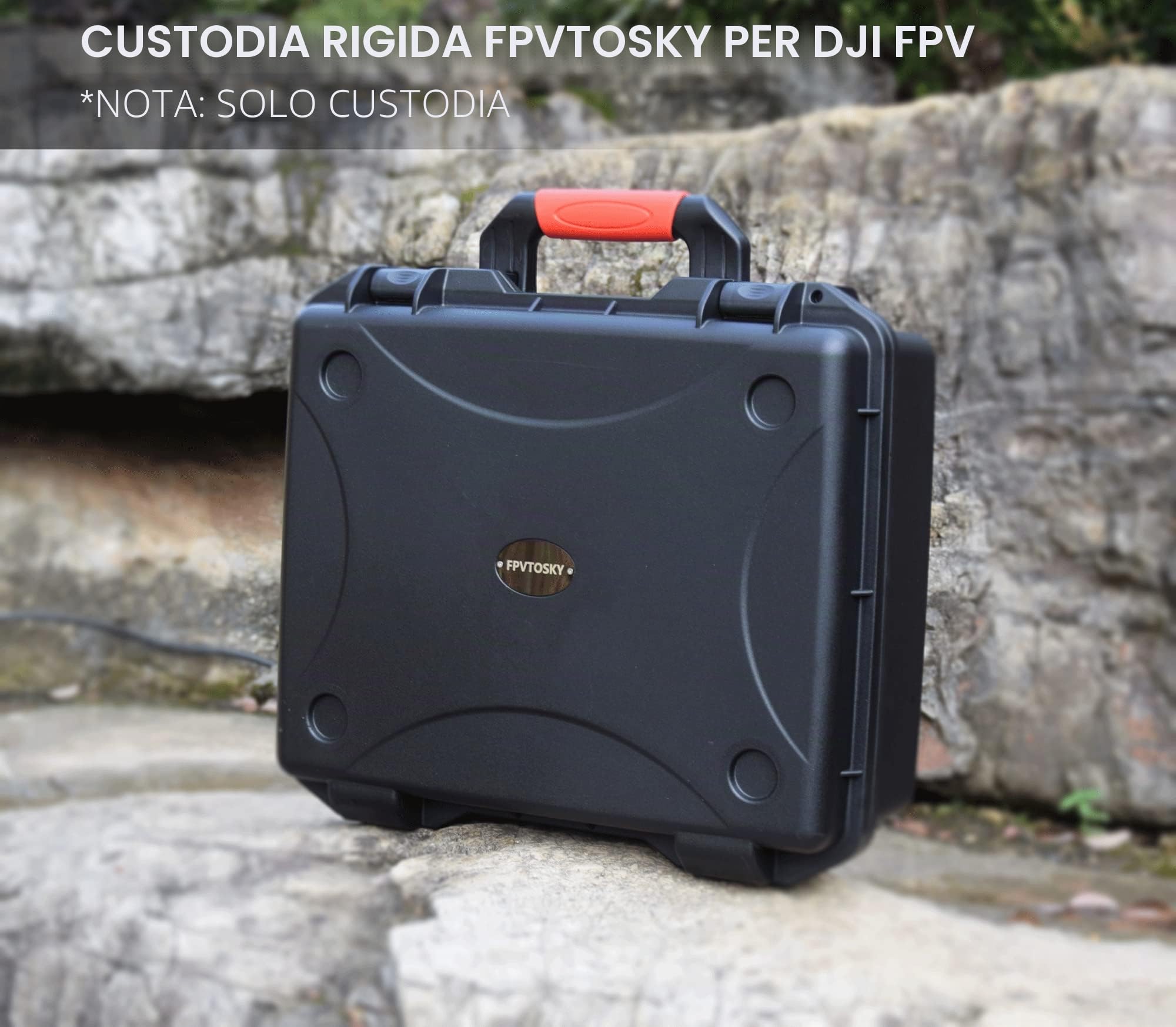 FPVtosky Custodia professionale per DJI FPV - Custodia per il trasporto per DJI FPV Fly More Combo - Contiene 5 batterie, 2 set di eliche [droni e accessori non inclusi]