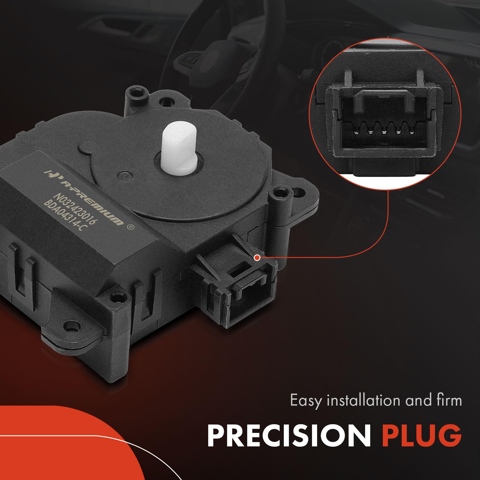 A-Premium Blend Door Actuator For Toyota 4Runner & Lexus GX470 - HVAC Mode Door Motor