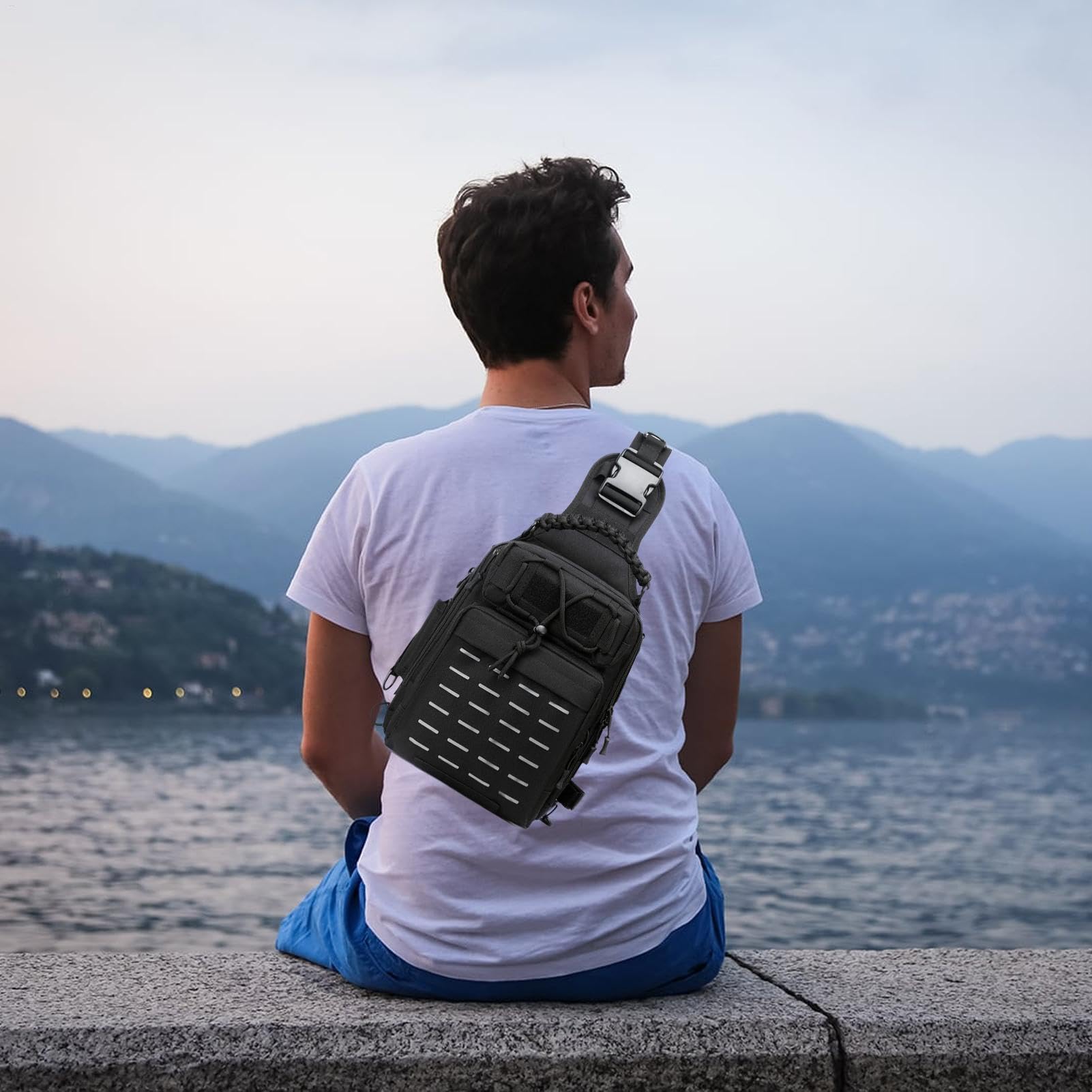 Zaino Pesca Impermeabile Borsa Porta Canne | Zaino Da Pesca Con Chiusura A Cerniera Porta Canna, Da Pescatore, Contenitore Per Attrezzatura, Zaino Pescatore