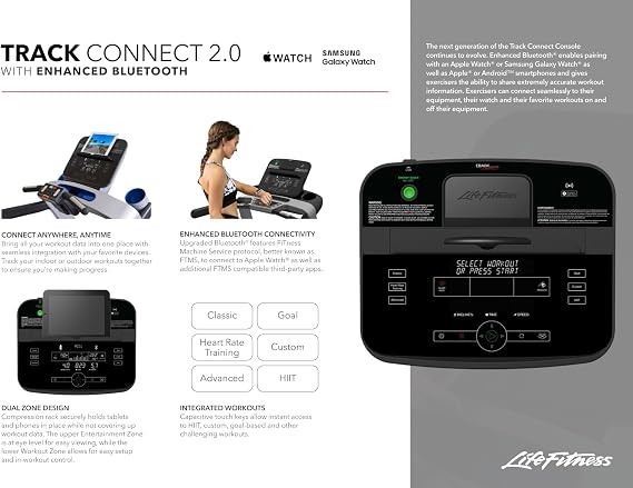 E1 Elliptical Cross-Trainer with Track Connect 2.0 Console