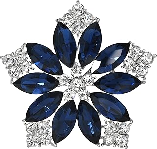 Crystal Blooming Flower Brooches For Women