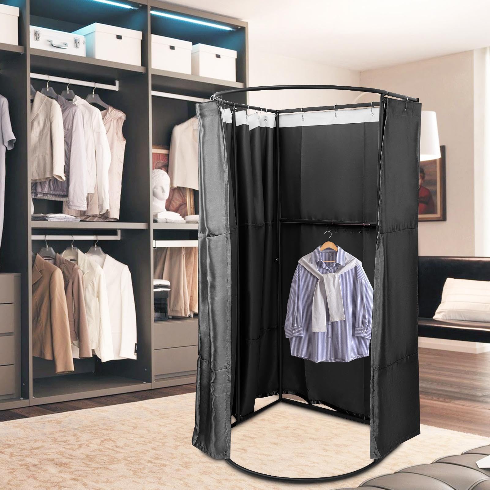 Vestuario Temporal Desmontable con Estructura Metálica para Oficinas