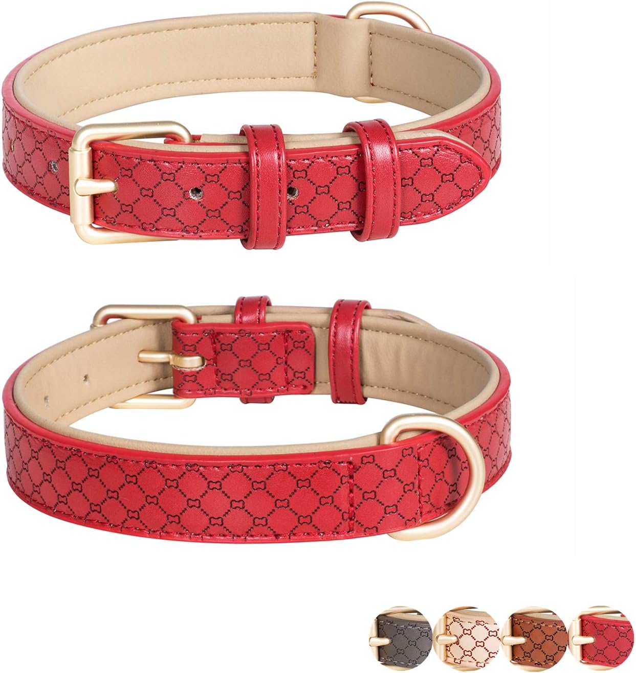 brass dog collar hardware