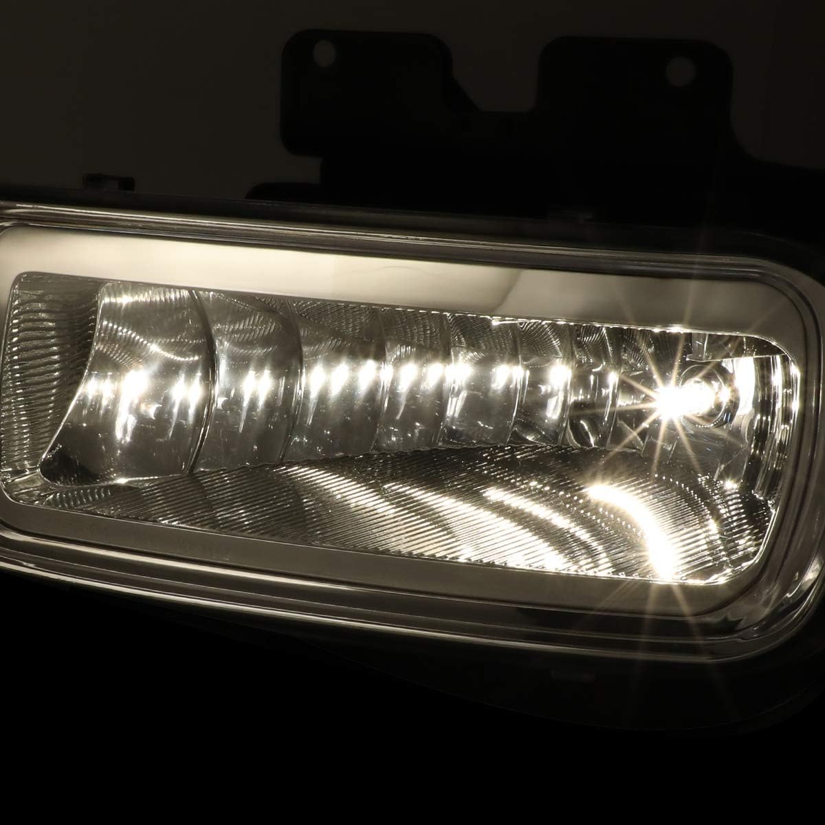 Auto Dynasty Driving Fog Lights Compatible with 2004-2006 Ford F150 Lincoln Mark LT, Fog Lamp Replacement with Bracket, Passenger Right Side, 1 Piece, Clear Lens