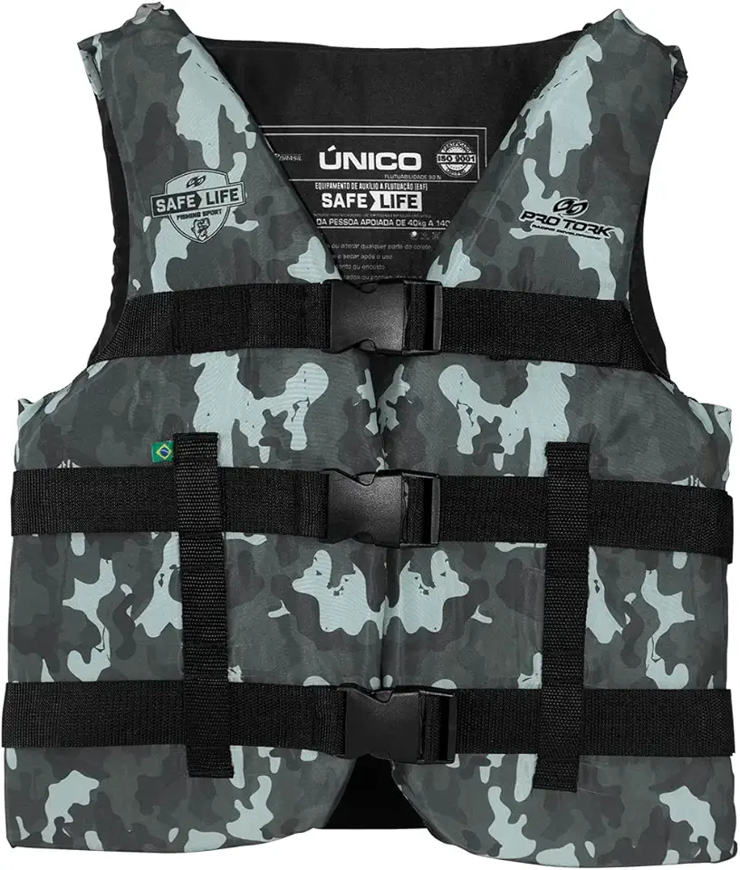 Colete Salva Vidas Auxiliar de Flutuação Pro Tork Safe Life – De 40-140 Kg