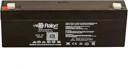 Miniatura 3 de Raion Power 12V 2.3Ah Replacement AGM Battery for Hoyer HPL-P - 5 Pack