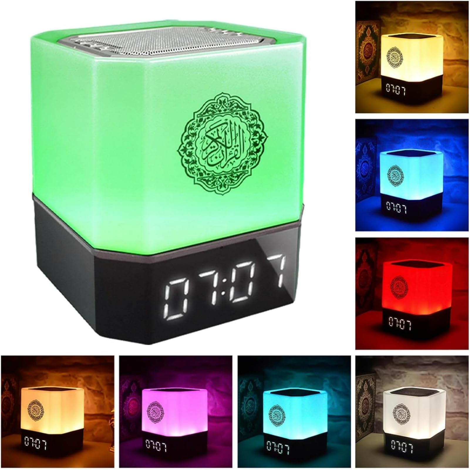 Swthlge Quran Speaker - Control via Touch APP Remote - Kids Night Light Bluetooth Speaker, Clear Quran Recitations & Translations - Image 2