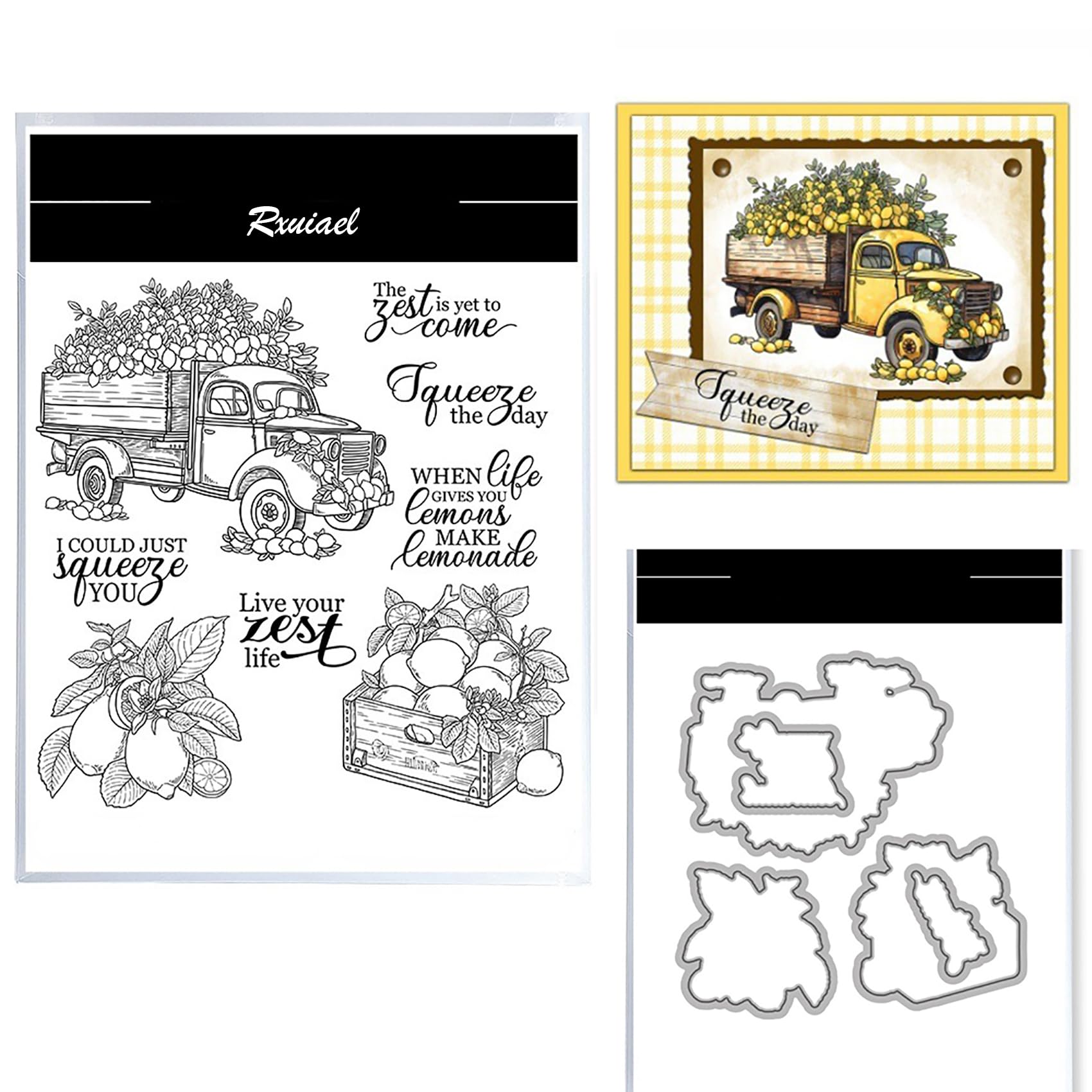 Rxuiael 2025-2026 Stamps and Dies Sets for Card Making, DIY Various Festivals for Autumn,Thanksgiving,Christmas,Halloween,Birthdays Greeting Card
