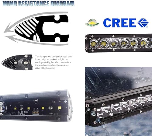 Miniatura 3 de iJDMTOY Kit de barra de luz antiniebla LED SR de 30 W compatible con Ford Raptor 2017-2020, incluye barras de luz LED de una fila de alta potencia