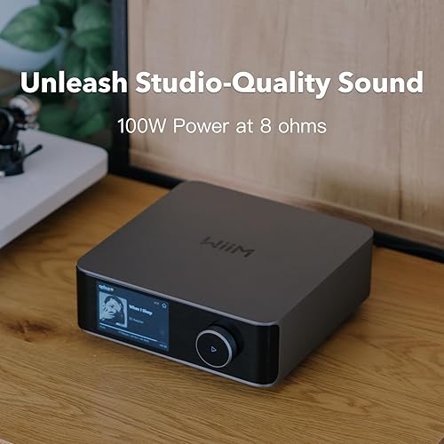 Miniatura 3 de WiiM Amp Ultra con control remoto por voz 2  Amplificador de transmisión de 100 W con ESS ES9039Q2M DAC premium y Dual TI TPA3255 amperios  EQ