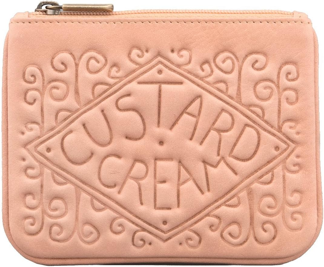 Custard Cream Leather Coin Purse by Yoshi