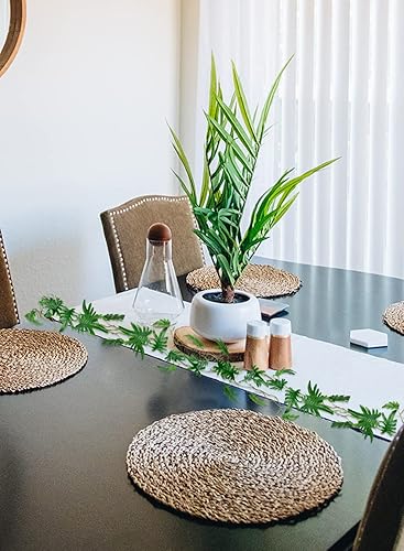 Miniatura 4 de Serene Spaces Living vid artificial de hoja de filodendro pequeña, follaje realista, vides colgantes, hogar, balcón, patio, jardín, oficina, boda,