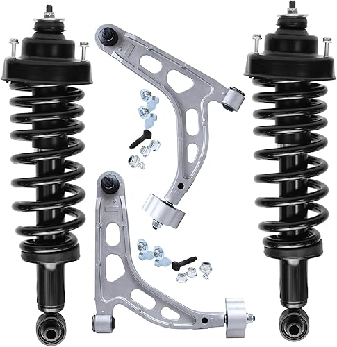 Miniatura 203 de Detroit Axle - Kit de puntales delanteros de 6 piezas para Chevrolet Aveo Aveo5 Pontiac G3 Wave, barra estabilizadora, varillas de acoplamiento