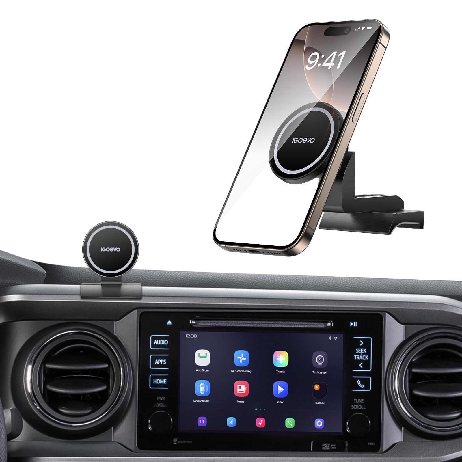 iGoevo 360° Magnetic Tacoma Mount