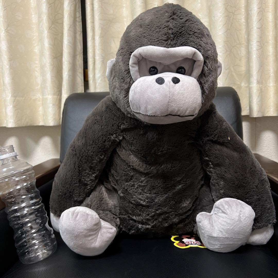 stuffed animal　ぬいぐるみ　ゴリラ　16cm　ブラック　BK Amazon.com: Silverback Gorilla Stuffed Animal, Black King