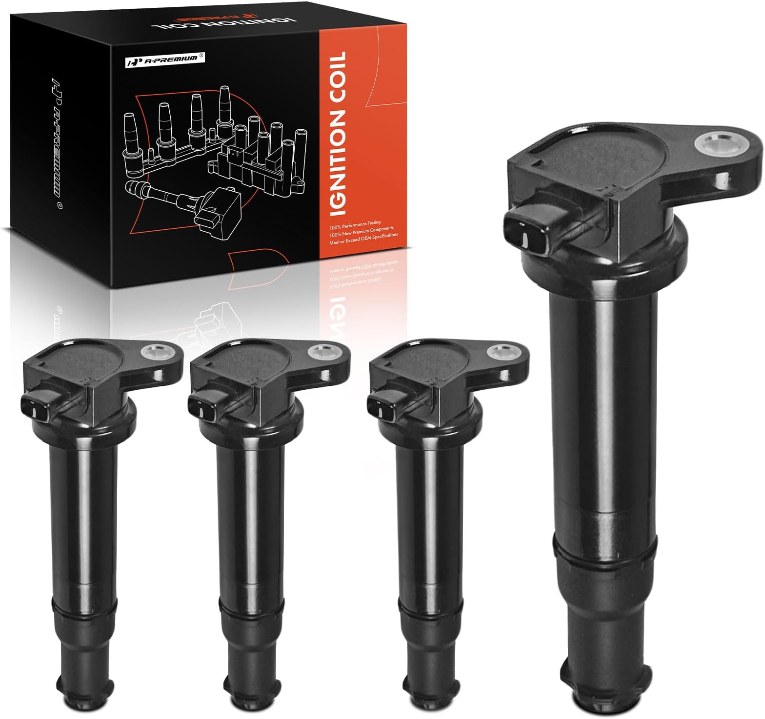 APremium Engine Ignition Coil Packs Compatible with Hyundai Accent Kia