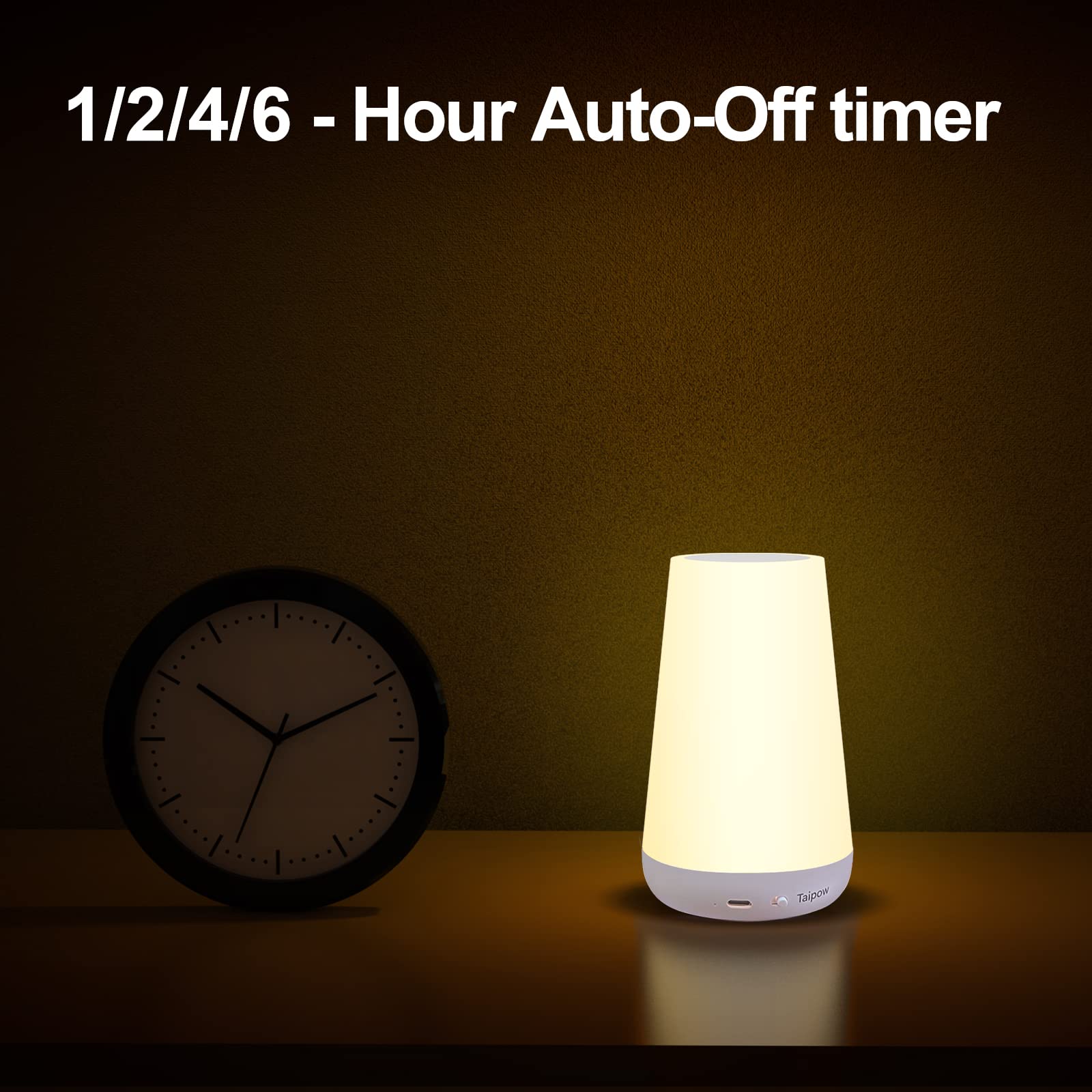 Touch Lampada da Comodino con Telecomando, LED Lampada da Tavolo Senza Fili con 13 Colori, Luce Notturna Bambini per Camera da Letto, Cameretta dei Bambini Soggiorno