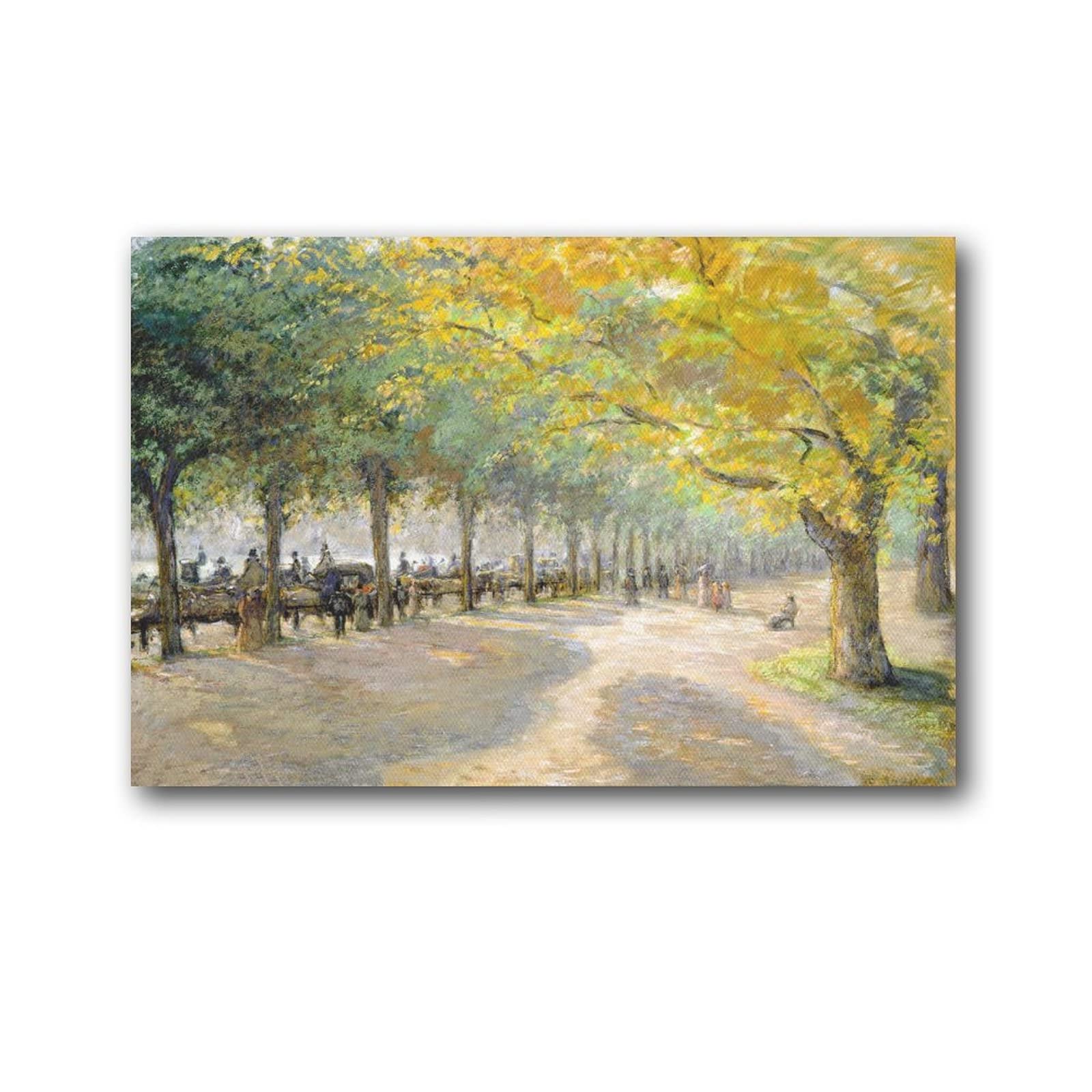 JIANGFU Painter Camille Pissarro Hyde Park London Poster Print Photo Art Painting Canvas Poster Home Decorative Bedroom Modern Decor Posters Gifts 24x36inch(60x90cm)