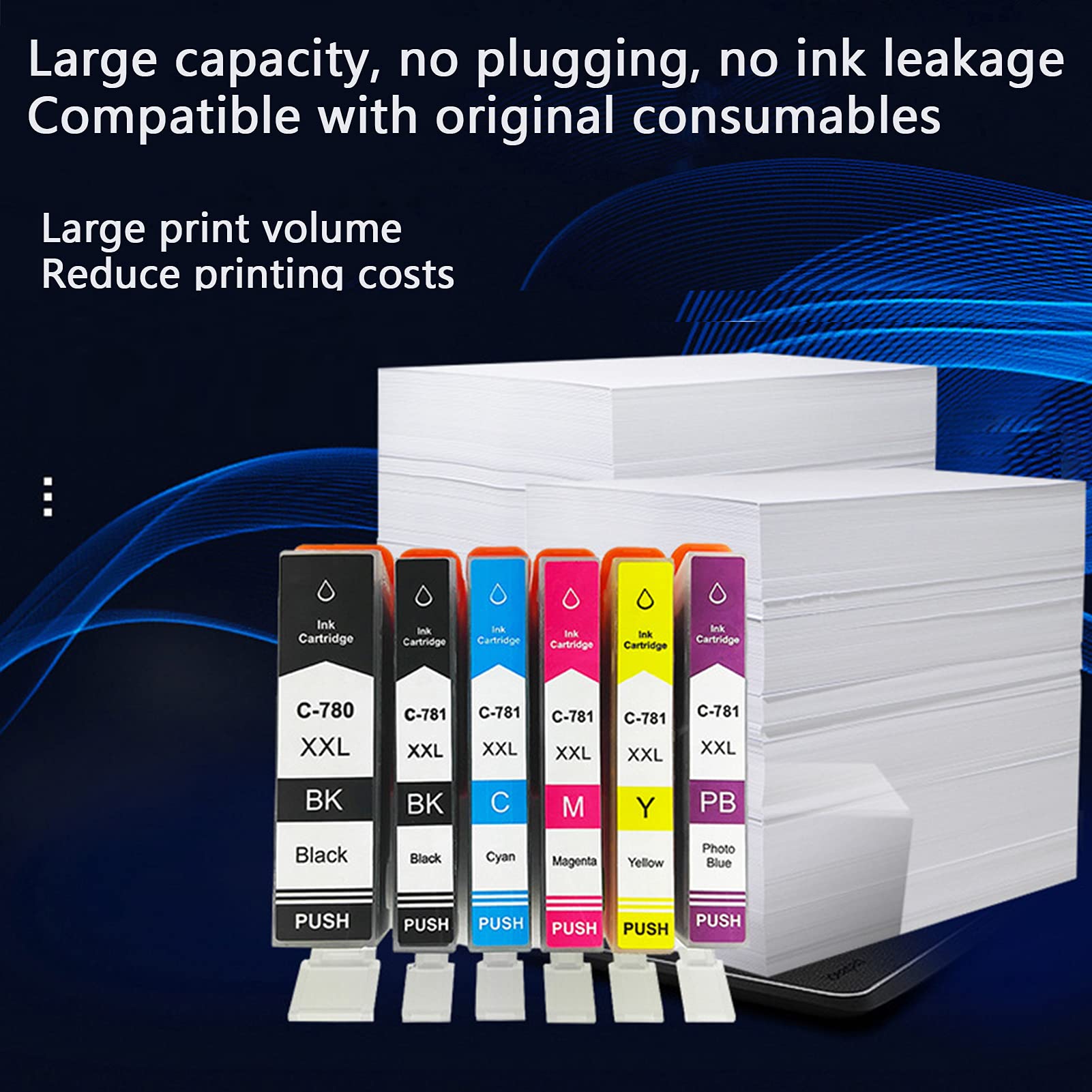 Amazon.co.jp: For Canon PGI-780 CLI-781 XL交換用の再生インク