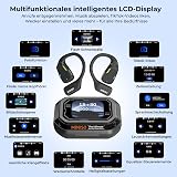 MINISO M98 AI Traducteur, casque 3 en 1 en temps réel avec application, casque de traduction 134 langues avec écran tactile LCD, écouteurs pour apprentissage, voyage, affaires - 3