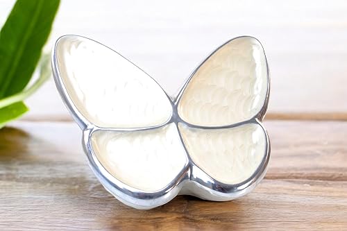 Urna grande Blanco - Urna de mariposa - Urna para los seres humanos - Urna para animales
