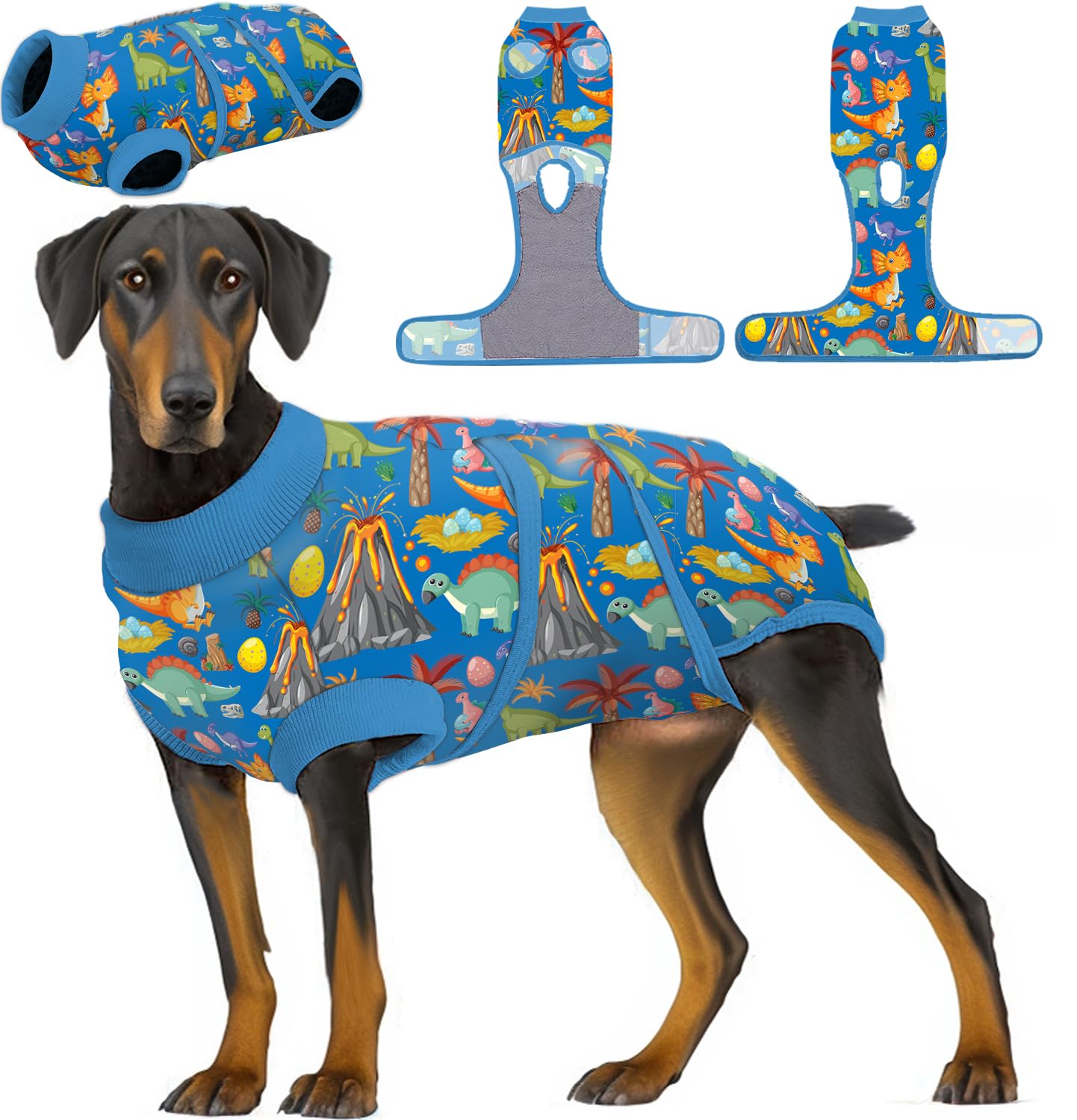 PetWarm Dog Protective Suit, Surgery Suit for Dogs Onesie for Dogs Anti-Licking Dog Surgical Recovery Pajamas
