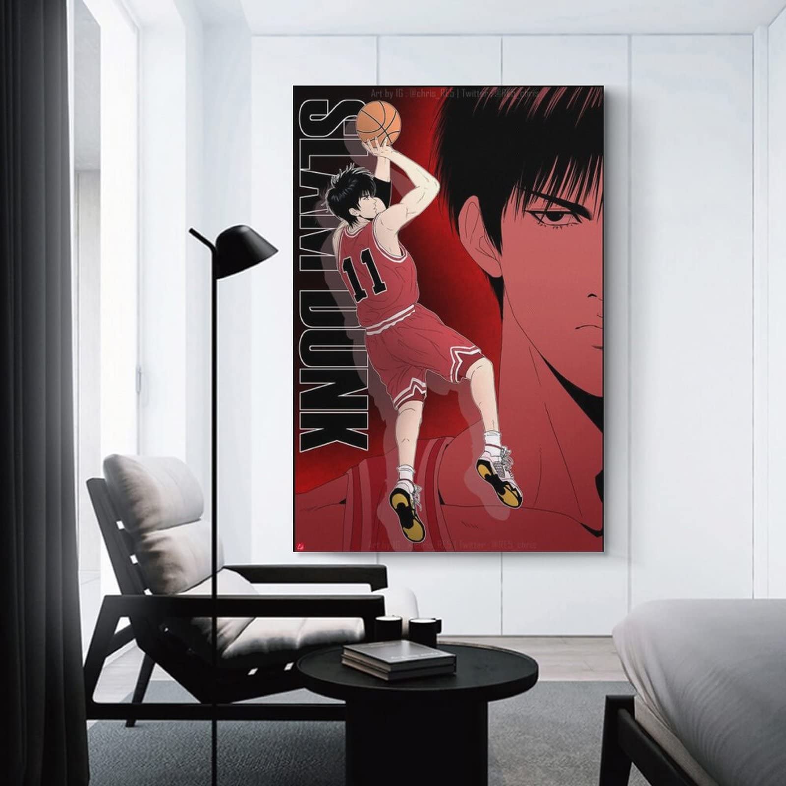 スラムダンク 桜木花道 キャンバス 印刷物 絵画 インテリア アート Amazon.co.jp: スラムダンク 桜木花道 流川楓 三井寿 ポスター