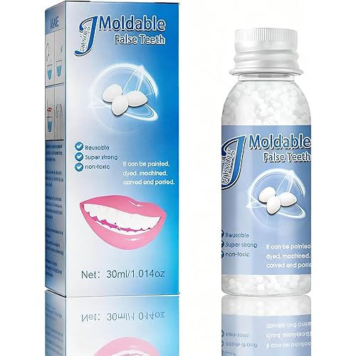 Provisional Teeth Decoration Fake Tooth High Hardness, Durable, and Reusable. (1 Box, Fl Oz, 1)