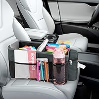 Vista 6 de Organizador de asiento trasero de automóvil, artículos esenciales para viajes por carretera, accesorios de automóvil para mujeres y hombres