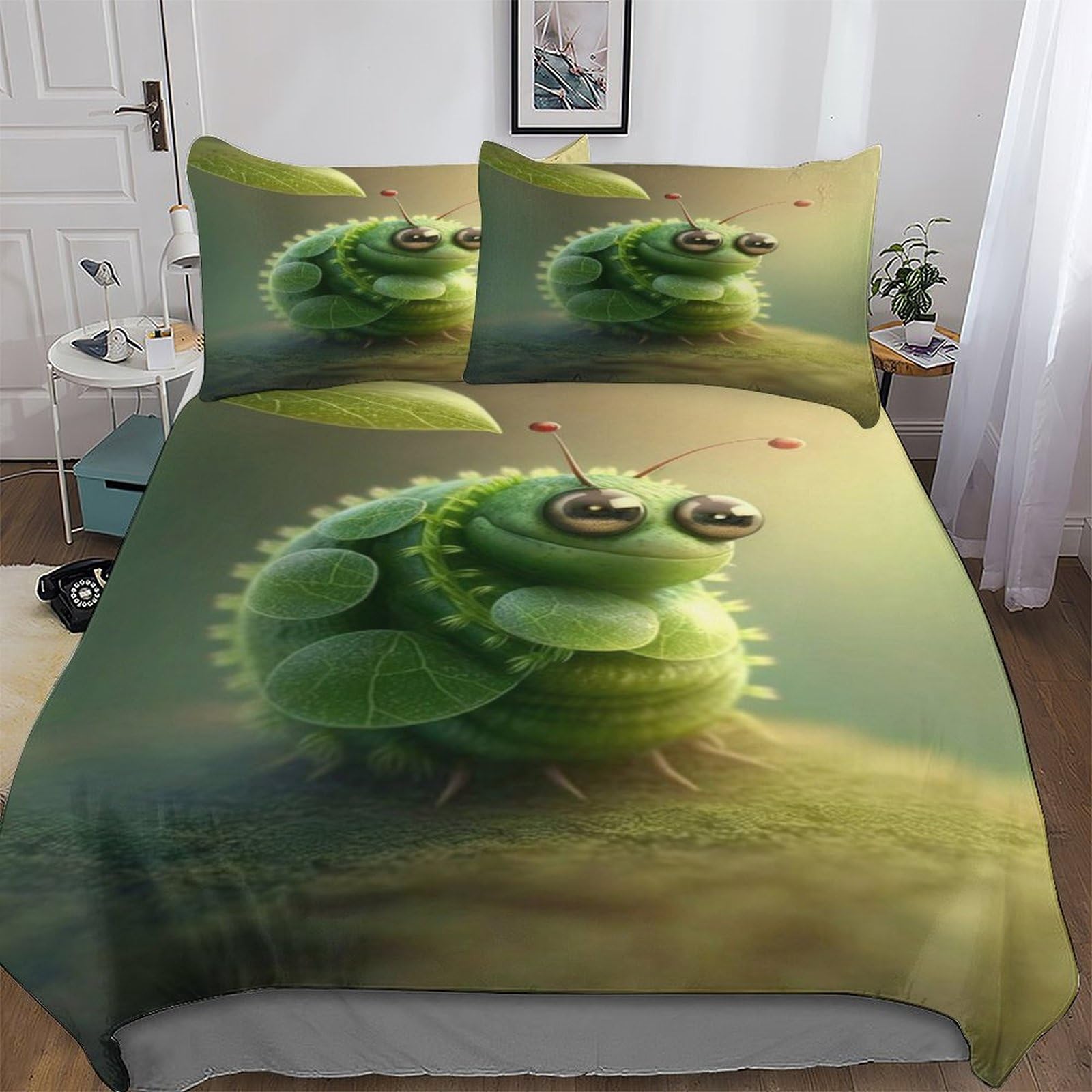 Housse de couette king douce en microfibre et coton pour des nuits paisibles en famille