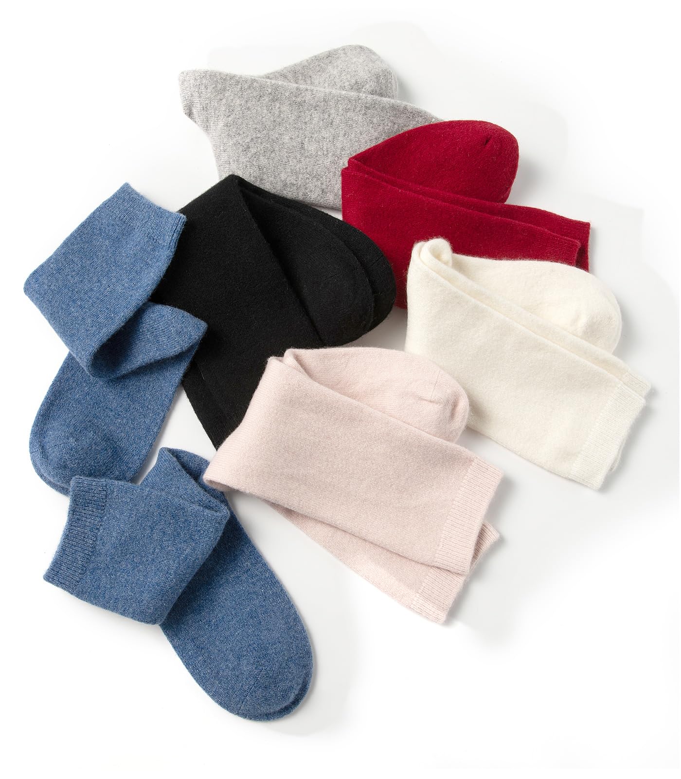 Socken aus 100 reinem Kaschmir für Damen und Herren