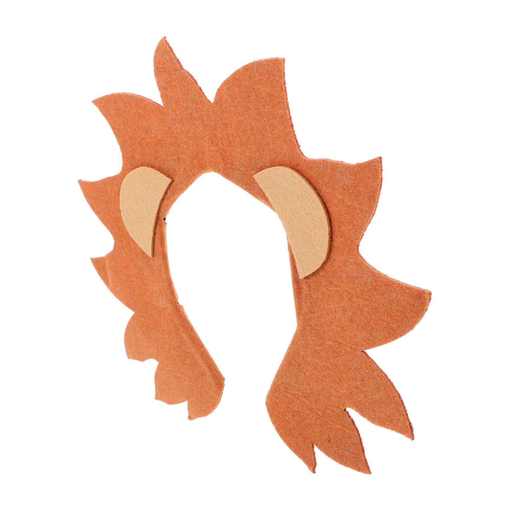 LIFKOMELion Headband Cosplay Lion Prop Animal Headband Lion Ears Headband Lion Cosplay Headband Lion Costume Accessories Animal Ears Costume Girl Hair Accessory Felt Cloth Brown