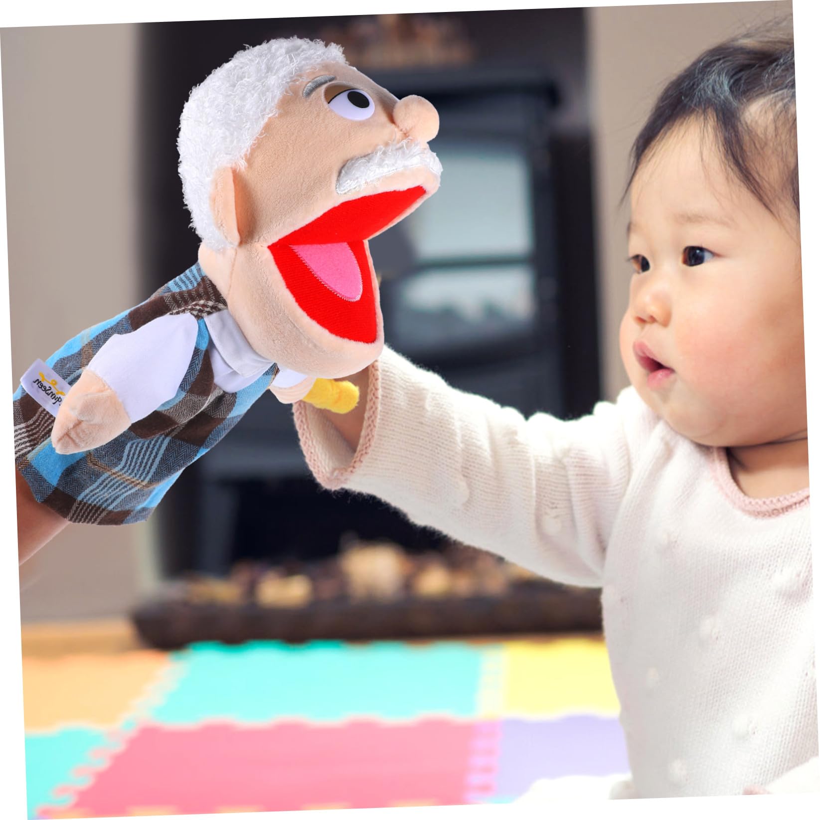 minkissy Marionetas de Mano para Juego de rol 2 Piezas de Felpa Educativas para Niños y Adultos