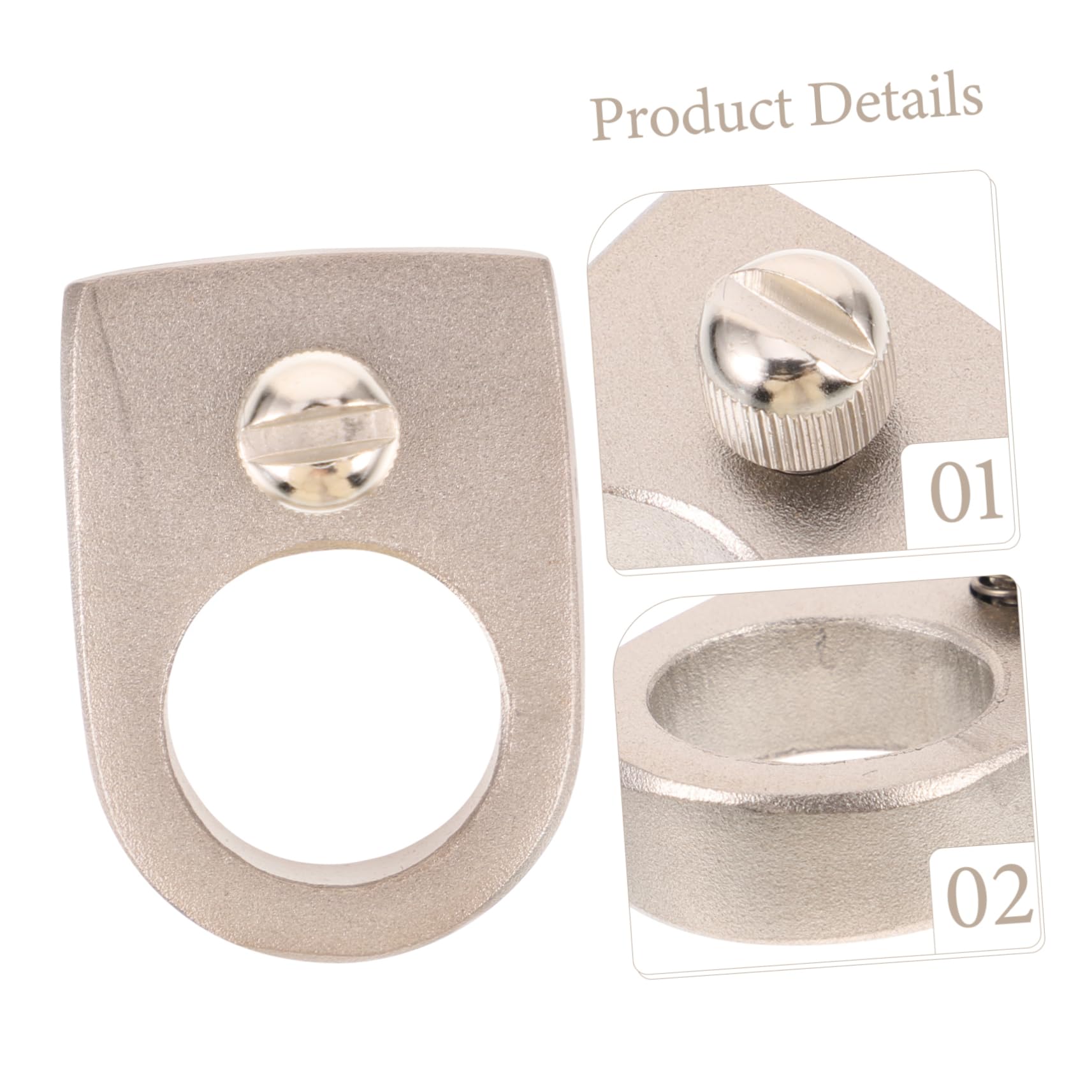 LIOOBO Replacement Ring Stainless Steel No Rubber Bands Ring Toy Outdoor Fun Powerful