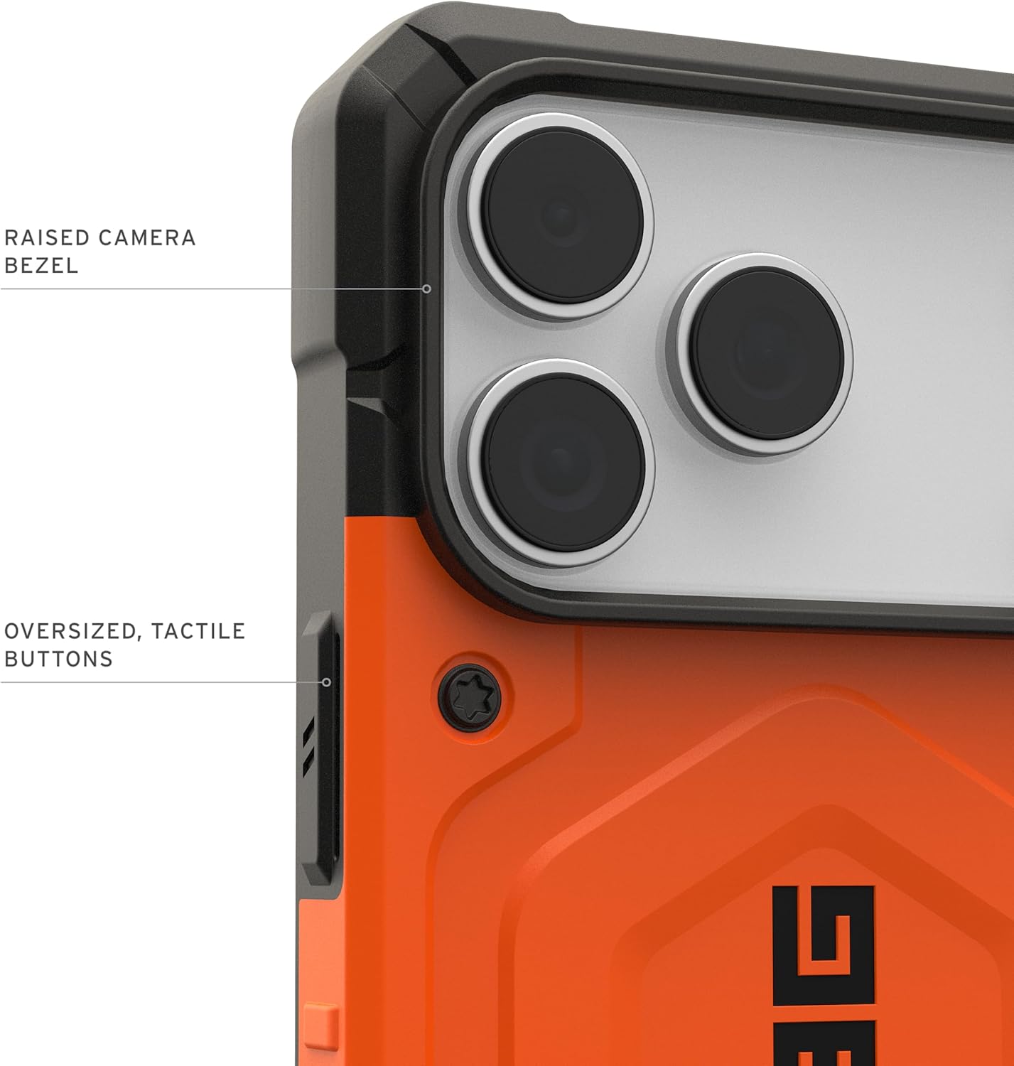 URBAN ARMOR GEAR UAG Designed for iPhone 17 Pro Max Case Pathfinder - Compatible with MagSafe Military Grade Protective Cover, Orange - Image 5