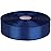 Baocuan 1 inch Deep Blue Satin Ribbon 50 Yards Solid Fabric Ribbons Roll for Wedding Invitations, Bridal Bouquets, Sewing, Party Decorations, Gift Wrapping and More