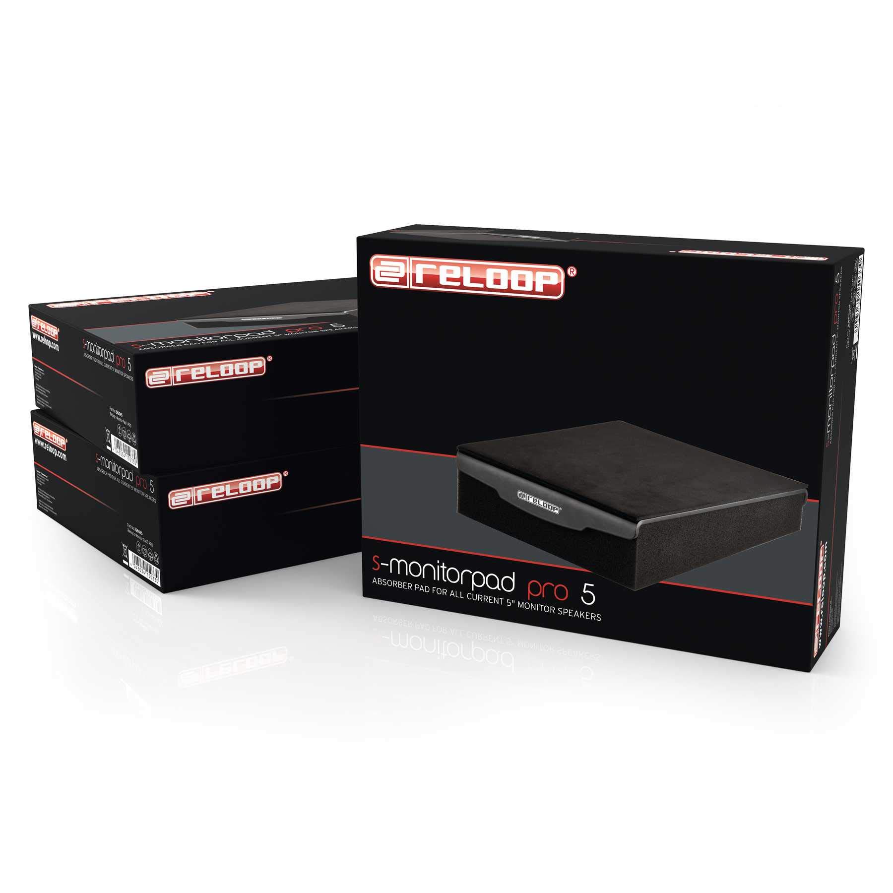 Reloop sMonitor Pad 5 Pro - Absorber Pad for Monitors, Black - Image 3