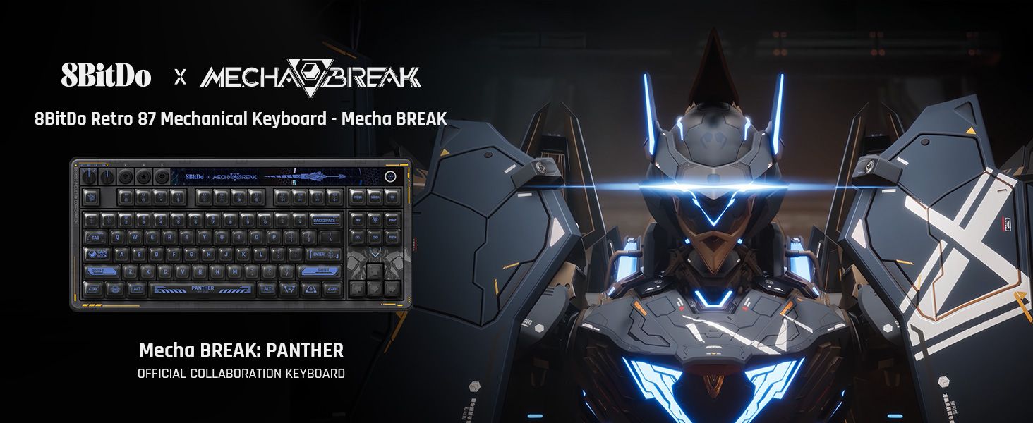 Watch 8BitDo Retro 87 Mechanical Keyboard - Mecha BREAK on Amazon Live