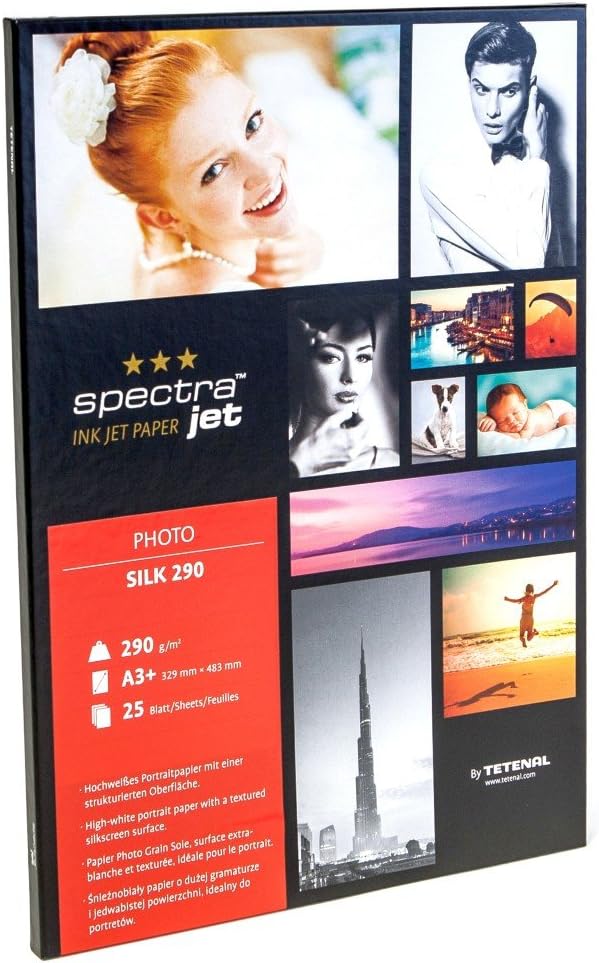 Tetenal Spectra Jet Photo Silk 25 Sheets 290 g A 3 +