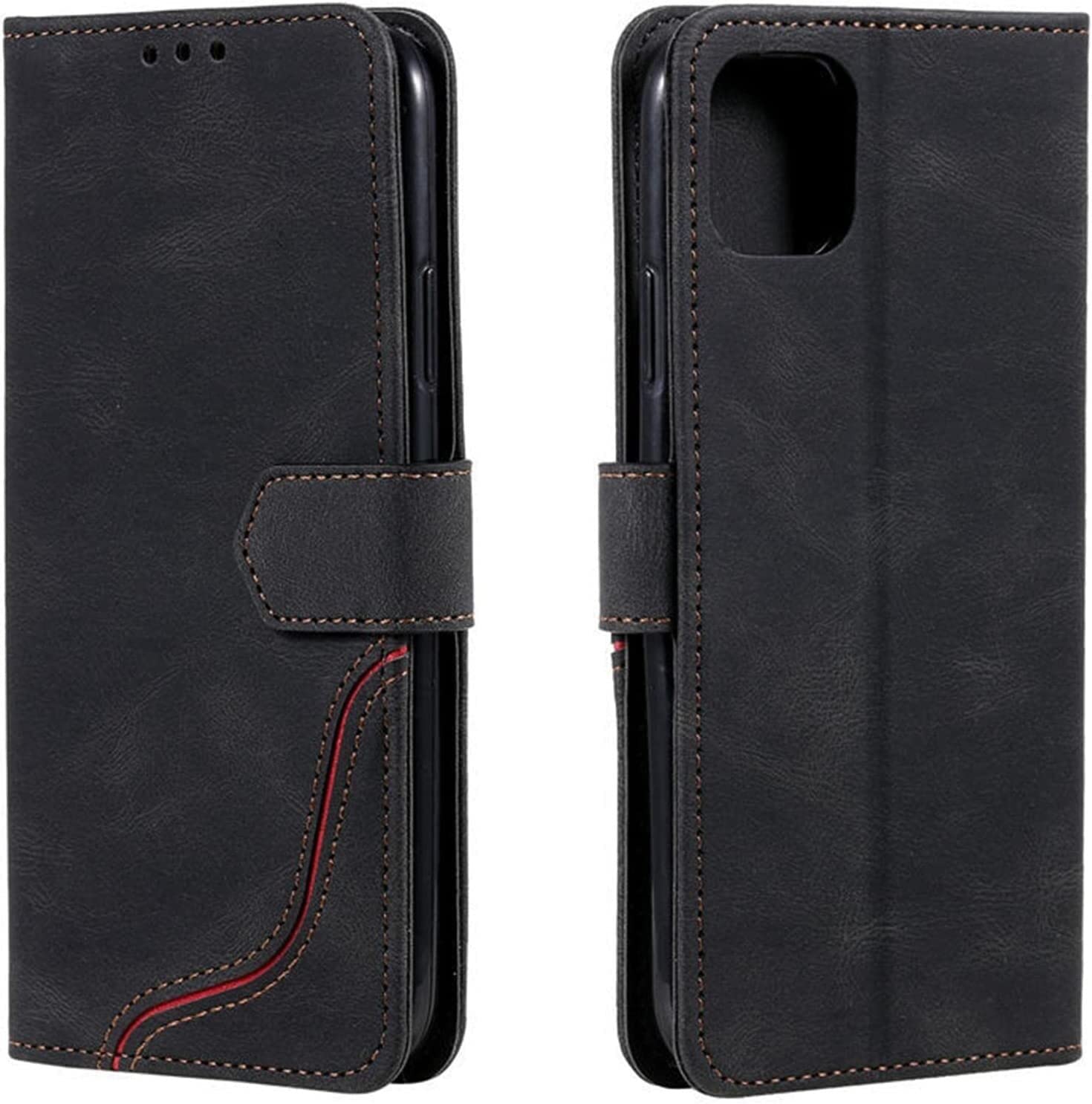Étui portefeuille iPhone 14 en cuir avec support vidéo idéal pour les voyages en train - 4