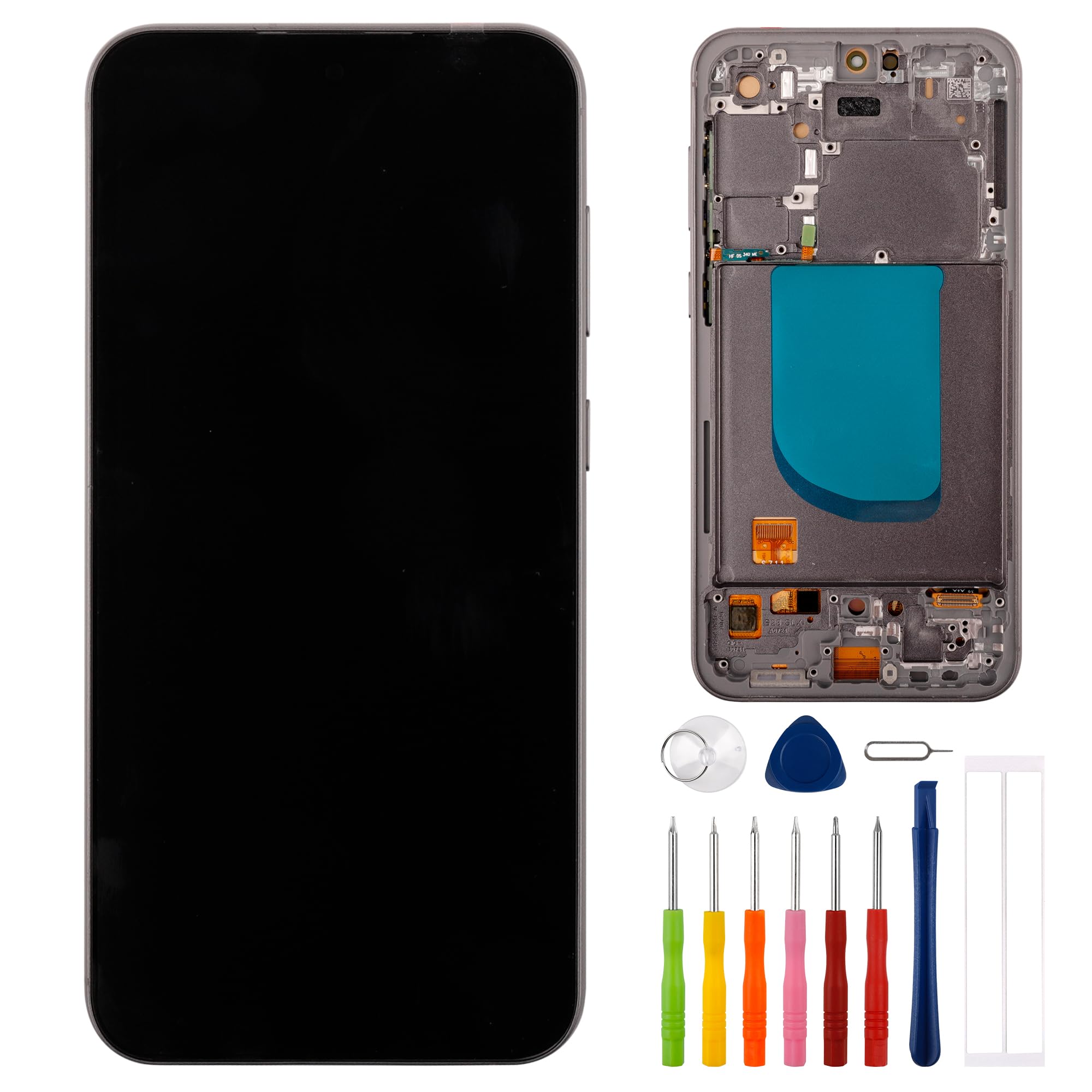 E-yiiviil OLED Digital Display Compatible with Samsung Galaxy S23 FE SM-S711B SM-S711U 6.4