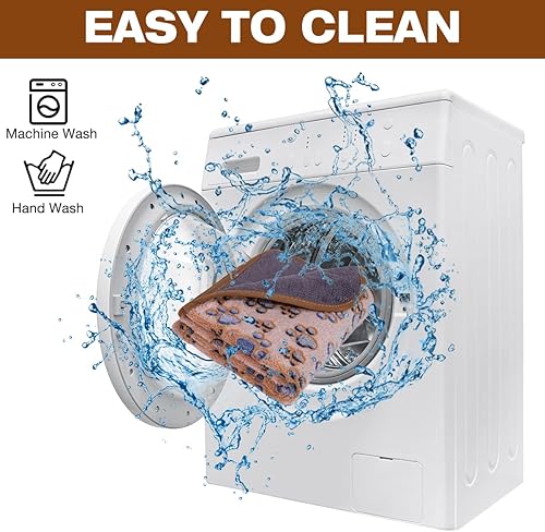 Miniatura 6 de Ladadee Mantas impermeables para perros pequeños, 1 paquete de 3 mantas lavables súper suaves para cachorros, para niñas, perros, protector de