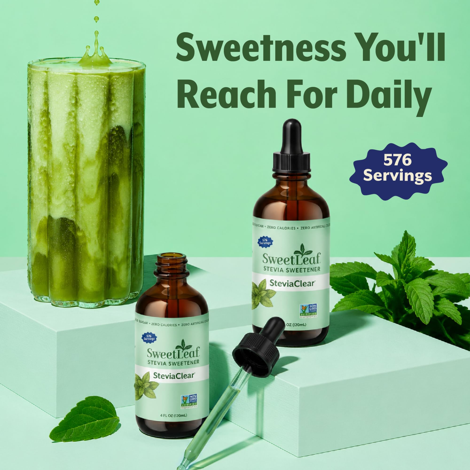 SweetLeaf Stevia Drops Liquid Sweetener, SteviaClear - 4 Fl Oz, Pack of 3 — Amazon image 8