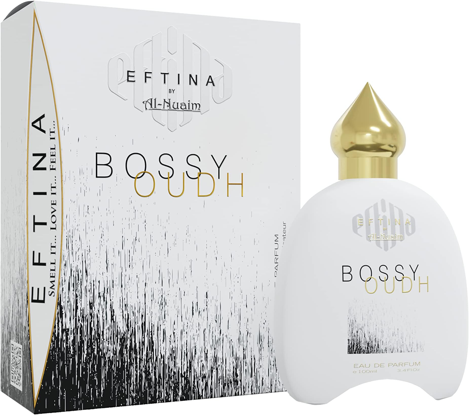 EFTINA by Al-Nuaim Bossy Oudh Eau De Parfum | EDP Perfumes | Long Lasting Perfumes | Luxury Perfumes For Men & Women | 100 ml