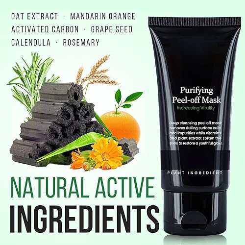 Miniatura 4 de Removedor de puntos negros, máscara facial de carbón, máscara removedor de puntos negros, removedor de poros, limpieza profunda de poros y acné para